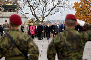 106. výročí vzniku samostatné Československé republiky připomněl pietní akt na Vítkově