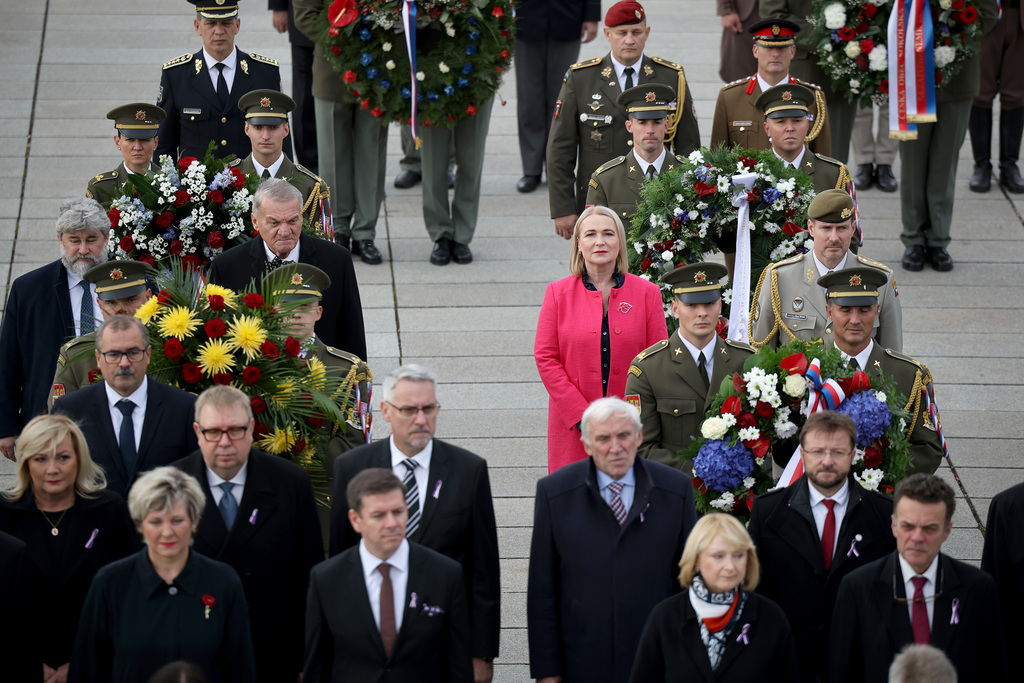 106. výročí vzniku samostatné Československé republiky připomněl pietní akt na Vítkově