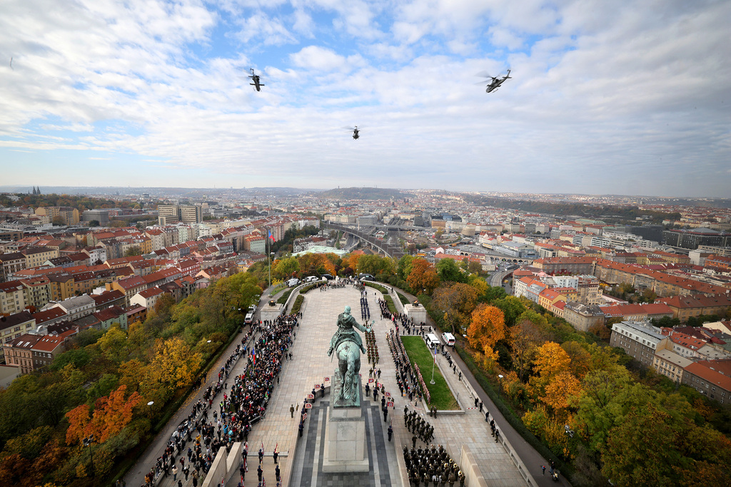 106. výročí vzniku samostatné Československé republiky připomněl pietní akt na Vítkově