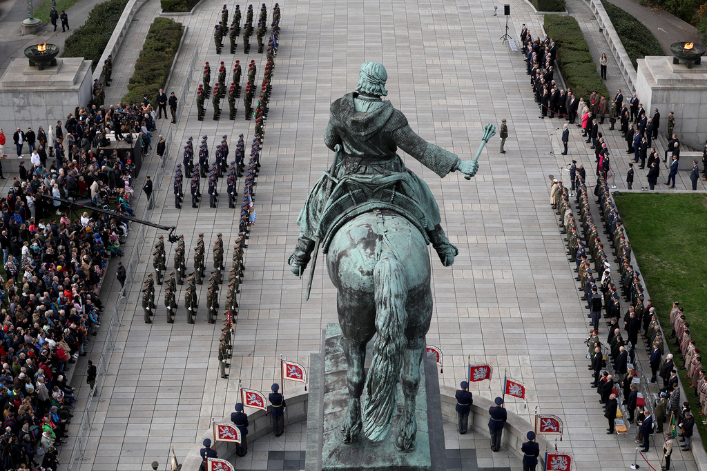 106. výročí vzniku samostatné Československé republiky připomněl pietní akt na Vítkově