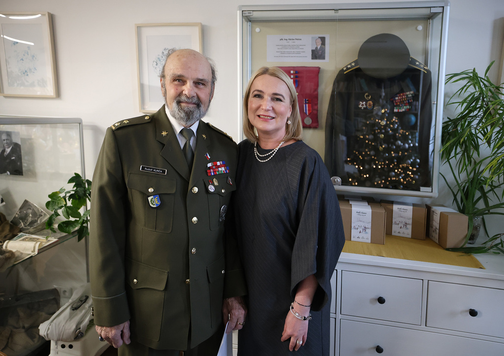 Z návštěvy válečných veteránů v Domově Vlčí mák při ÚVN
