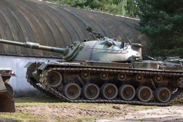 Poválečný tank M-48 americké výroby