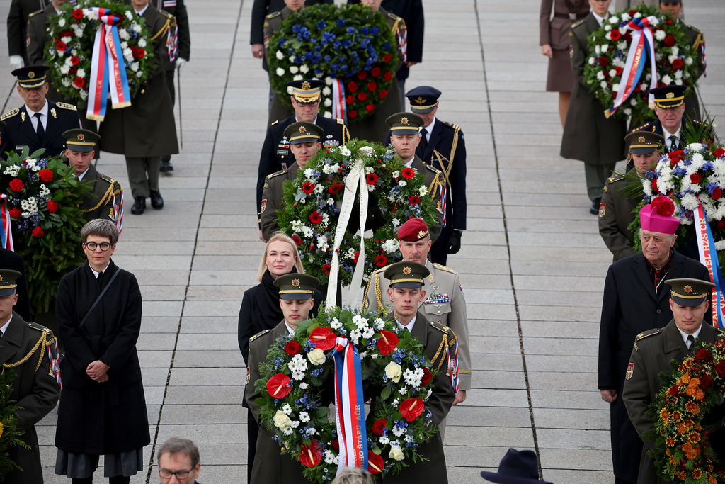 Pietní akt na Vítkově připomněl 107. výročí vzniku Československa