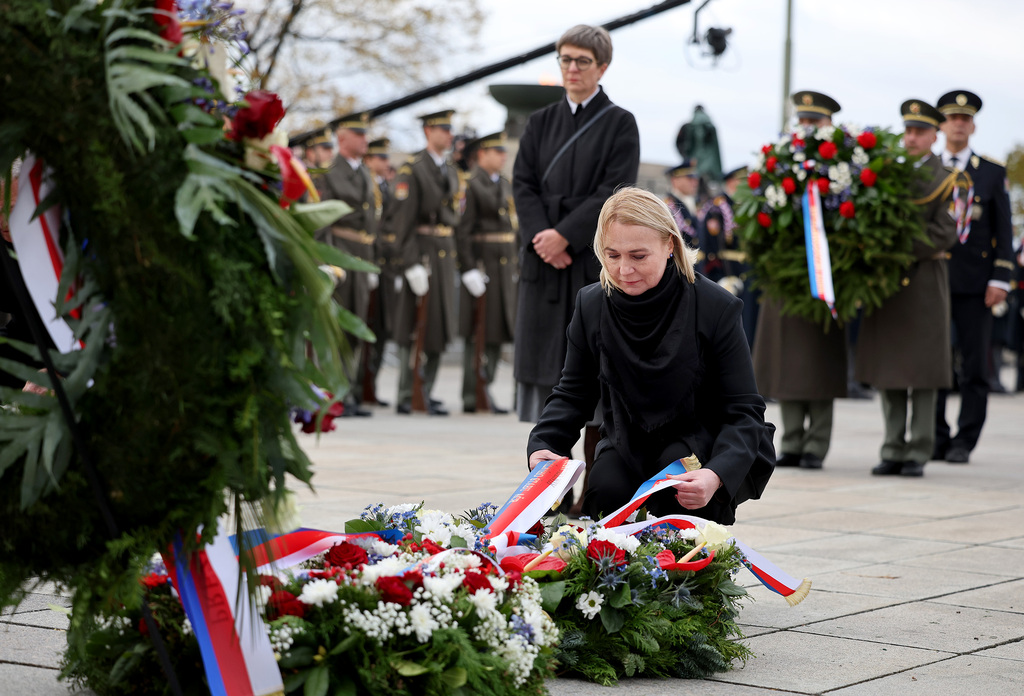Pietní akt na Vítkově připomněl 107. výročí vzniku Československa