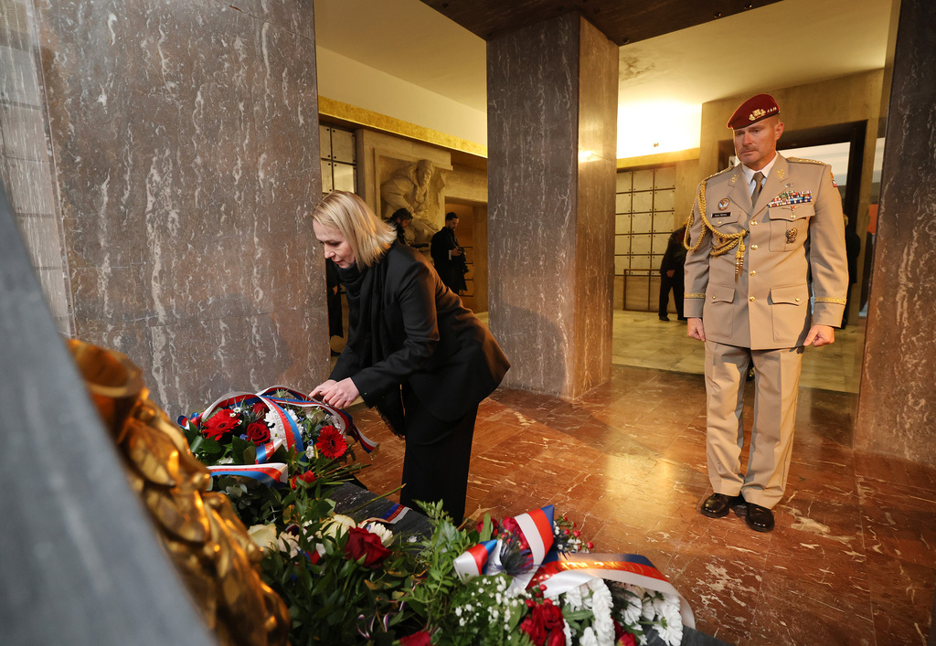 Pietní akt na Vítkově připomněl 107. výročí vzniku Československa