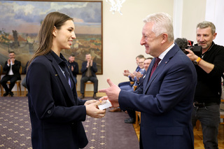 Ministr obrany se setkal se sportovci ASC Dukla po ZOH v Itálii