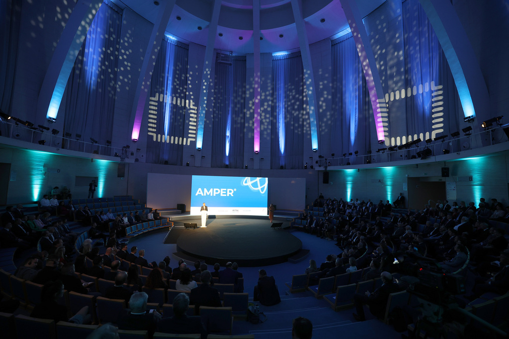 Ze zahájení veletrhu AMPER v Brně