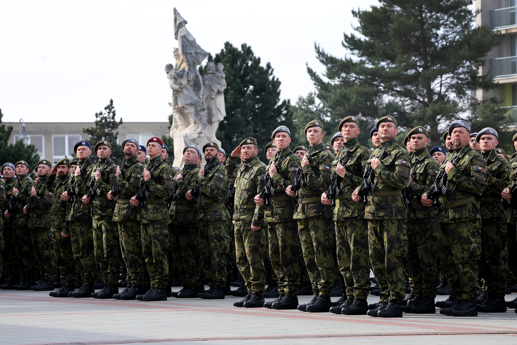 Slavnostní vojenská přísaha ve Vyškově