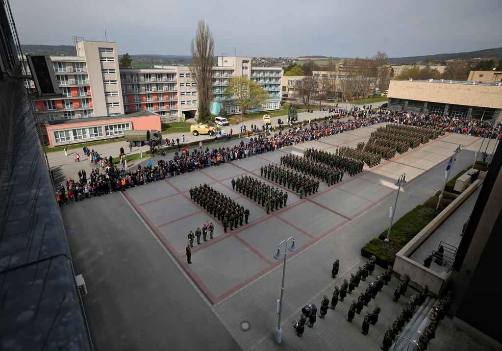 Slavnostní vojenská přísaha ve Vyškově
