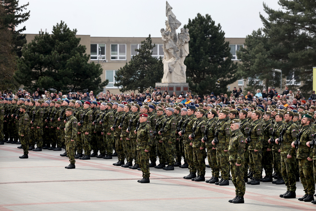 Slavnostní vojenská přísaha ve Vyškově