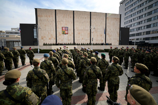 Slavnostní vojenská přísaha ve Vyškově