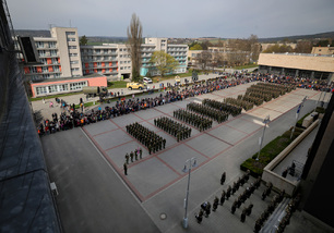 Slavnostní vojenská přísaha ve Vyškově
