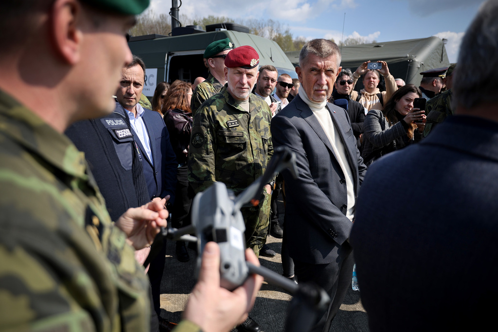 Cvičení Federated Cloud navštívil předseda vlády Andrej Babiš a ministr obrany Jaromír Zůna