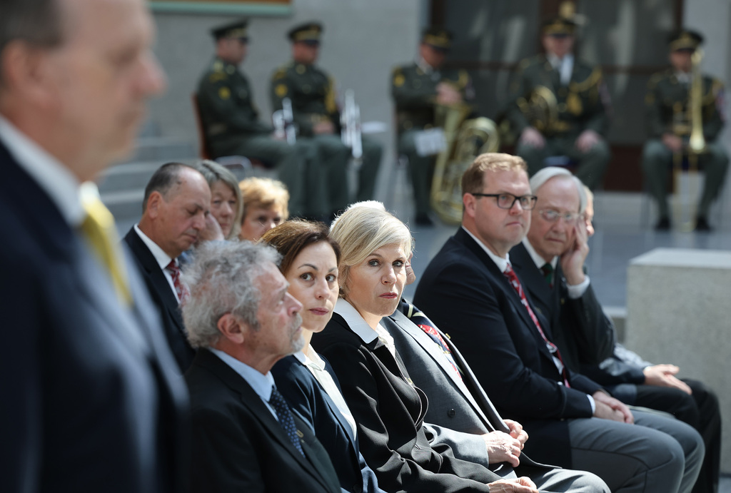 Ze slavnostního ceremoniálu udělení resortních vyznamenání