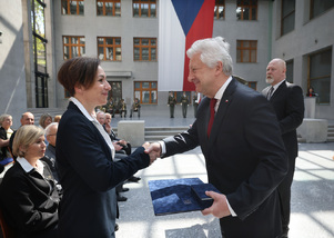 Ze slavnostního ceremoniálu udělení resortních vyznamenání