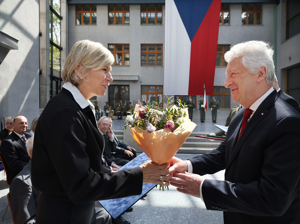 Ze slavnostního ceremoniálu udělení resortních vyznamenání