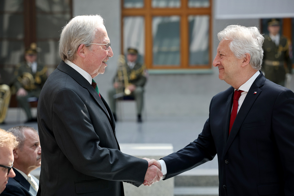 Ze slavnostního ceremoniálu udělení resortních vyznamenání