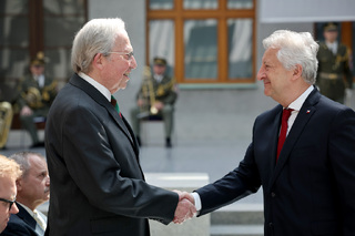 Ze slavnostního ceremoniálu udělení resortních vyznamenání