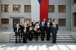 Ze slavnostního ceremoniálu udělení resortních vyznamenání