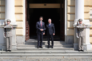 Ministři obrany České republiky a Slovenské republiky Jaromír Zůna a Robert Kaliňák
