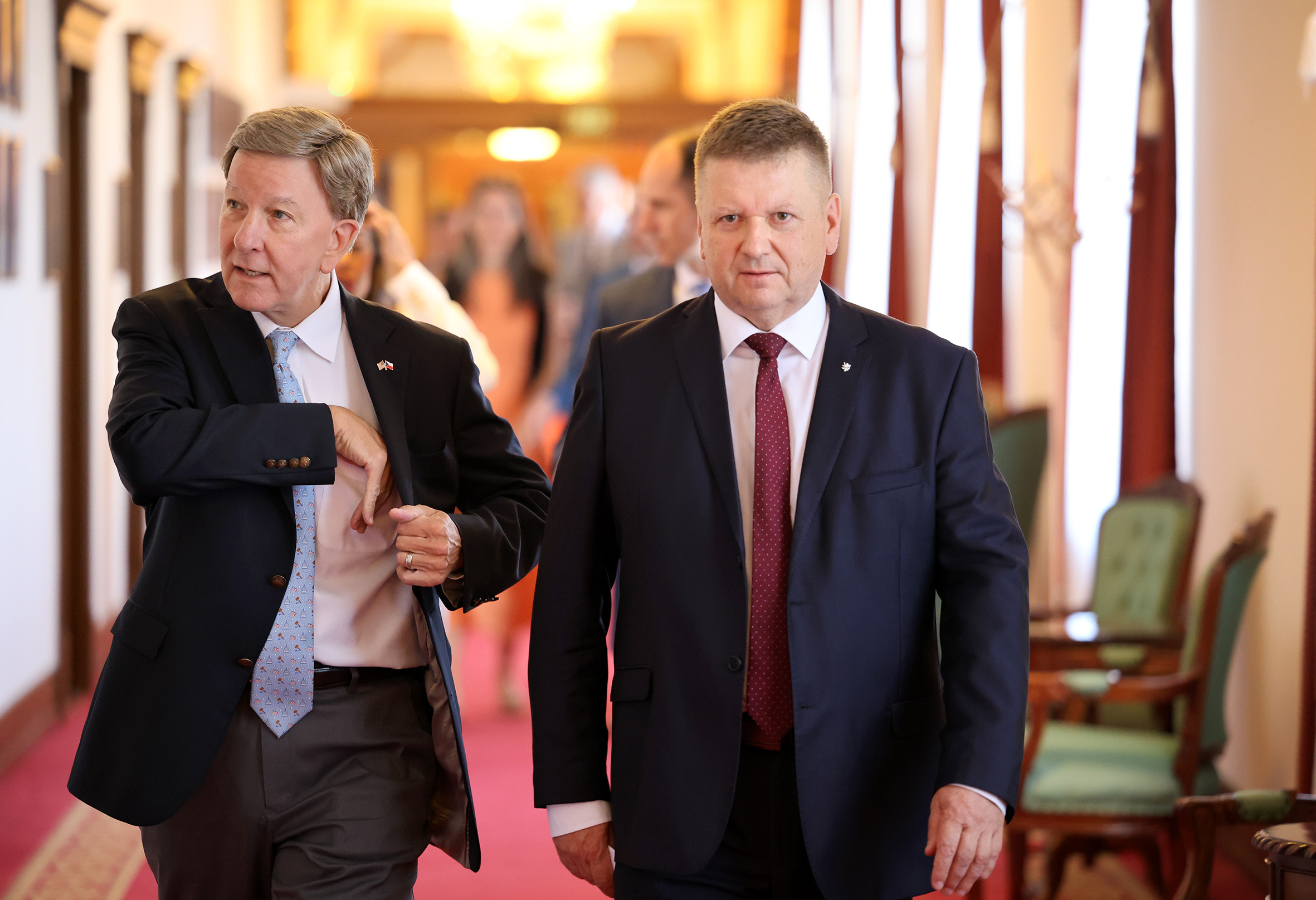 Náměstek ministra obrany Radovan Vích přijal na Ministerstvu obrany delegaci amerických kongresmanů