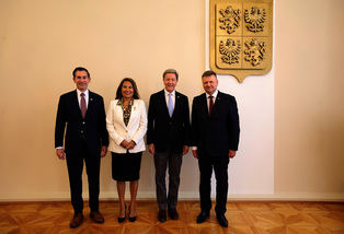 Náměstek ministra obrany Radovan Vích přijal na Ministerstvu obrany delegaci amerických kongresmanů