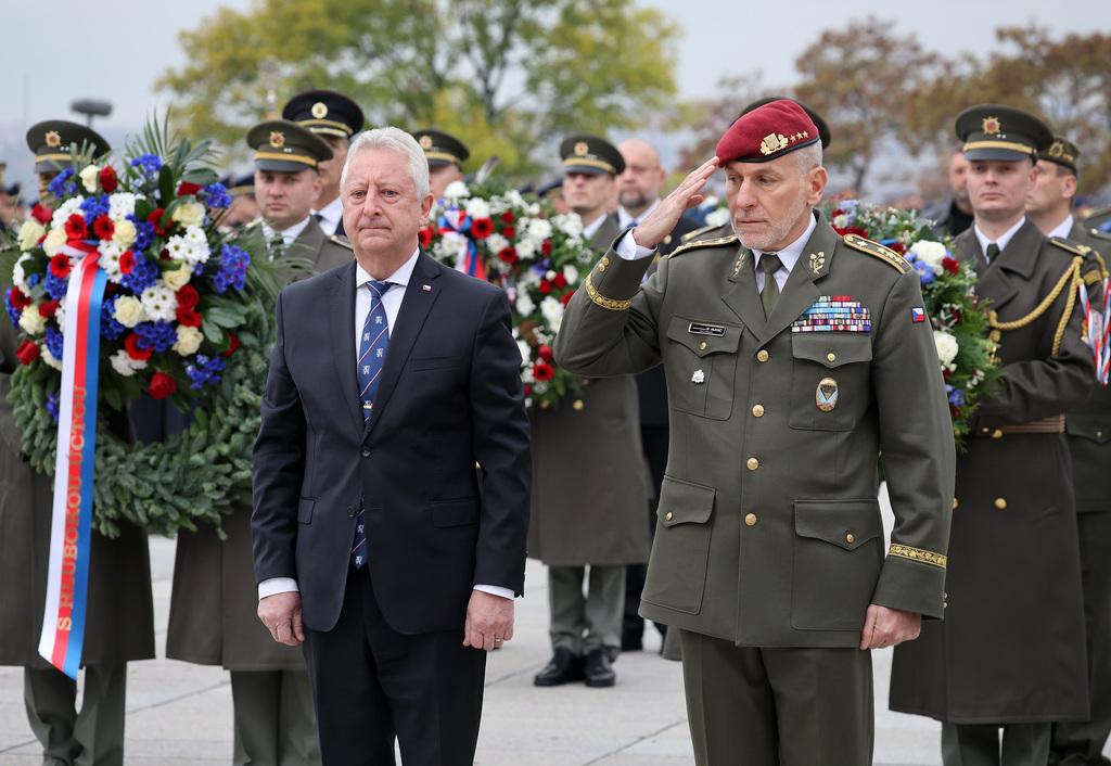 Pietní akt na Vítkově připomněl 108. výročí vzniku Československa