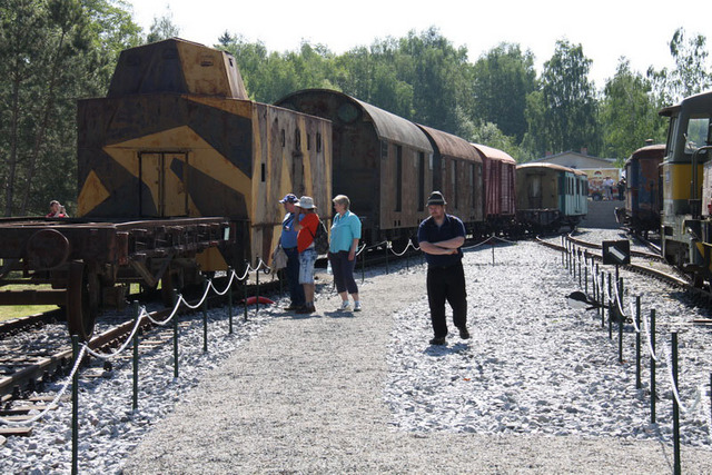 Železniční část expozice