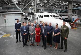 Z návštěvy Aircraft Industries v Kunovicích