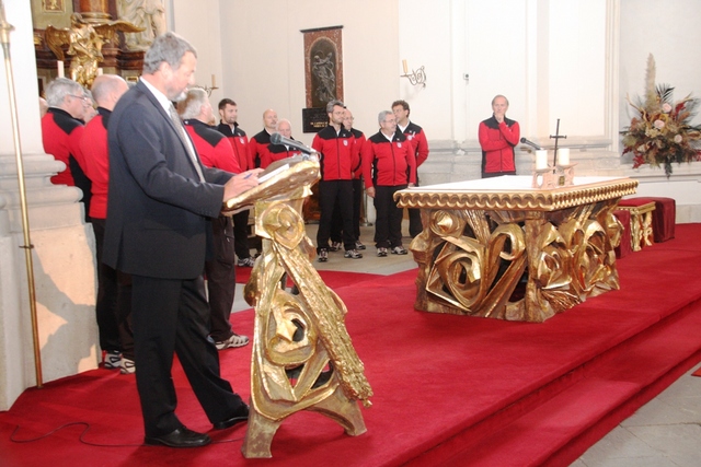  Koncert moderoval Milan Bachan z odboru pro válečné veterány