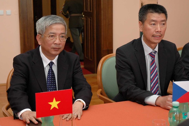 Z přijetí náměstka ministra národní obrany Vietnamu na Ministerstvu obrany ČR 2