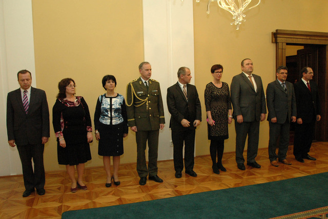 Oceněným pogratulovali i další představitelé resortu