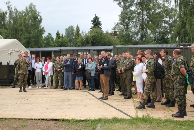 Dopolední hodiny návštěvního dne cvičení Medical Man byly věnovány odborné veřejnosti