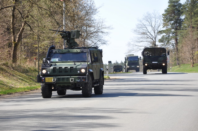 Force protection logistického konvoje (Ilustrační foto)