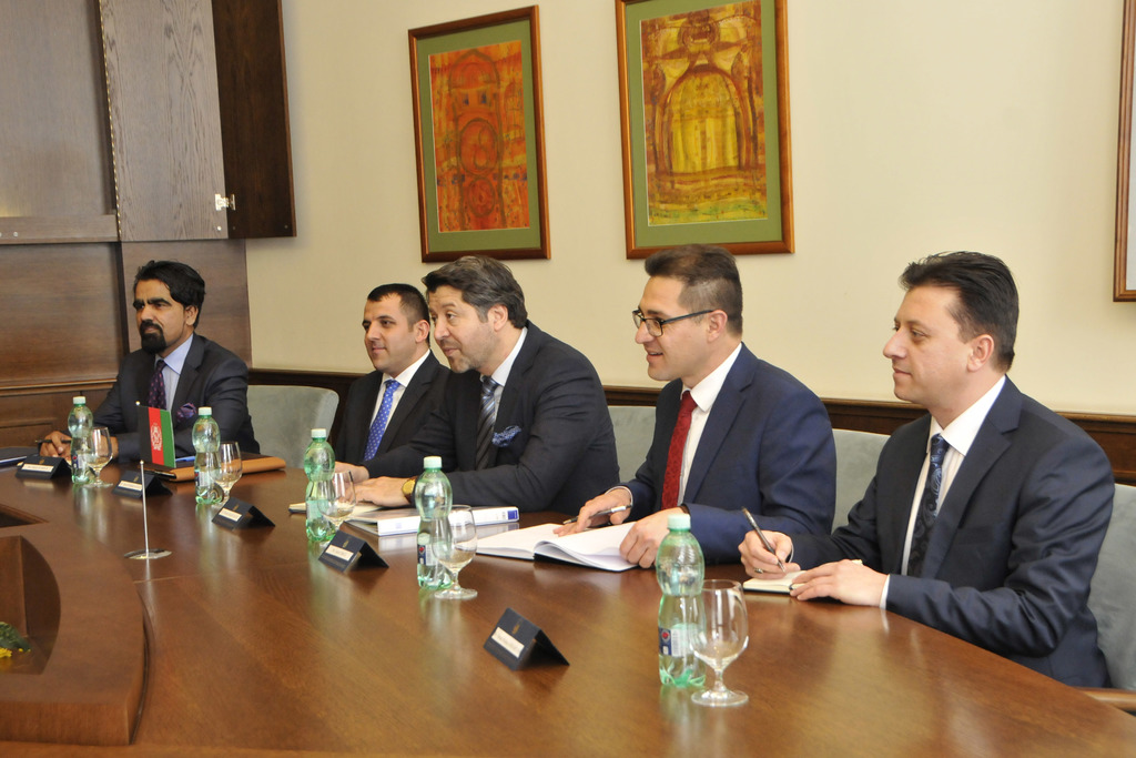 Delegace afghánského náměstka ministra zahraničních věcí