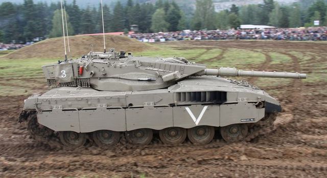 Izraelský tank Merkava 