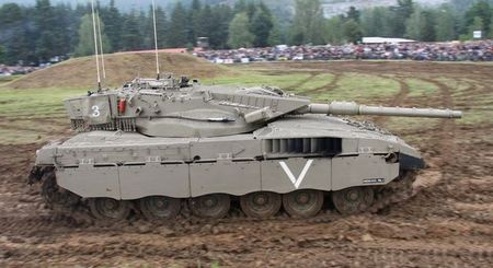 Izraelský tank Merkava 