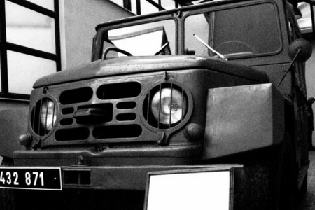 Další klarinetovský prototyp, Škoda 973 Babeta, rovněž ze sbírek VHÚ
