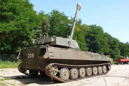 Sovětská houfnice Gvozdika