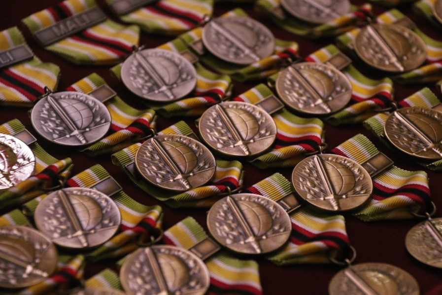  Medaile pro oceněné vojáky