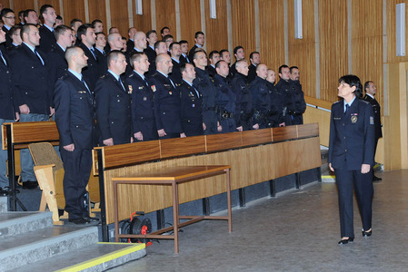 Ve Vyškově se připravovali opět i noví policisté