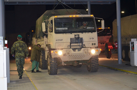 Do Vyškova opět dorazili Američané. Vrací se ze cvičení v Maďarsku