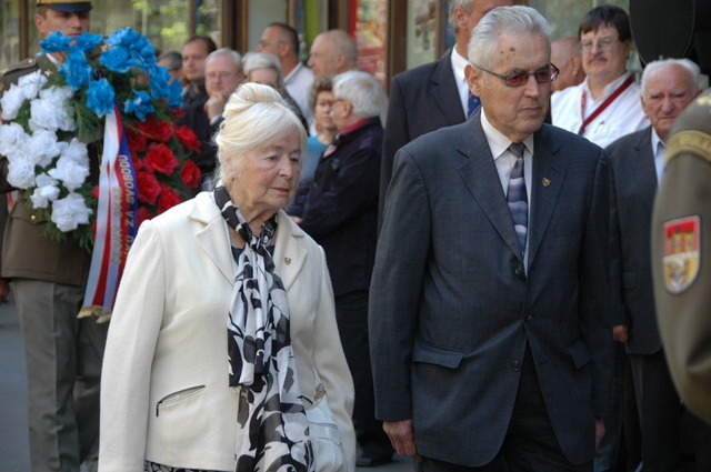 Naděžda Kavalírová a František Šedivý z Konfederace politických vězňů ČR