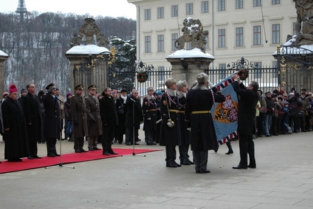 Hradní stráž oslavila 92. výročí vzniku