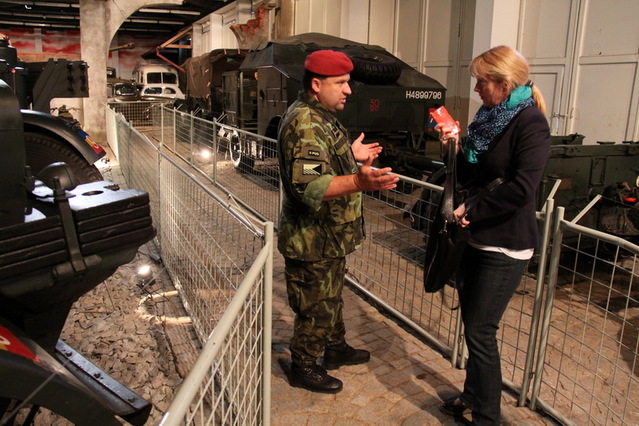 Polská delegace při návštěvě VTM Lešany