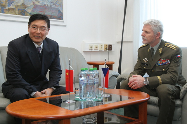  Společný rozhovor před následnou prezentací sil a prostředků AČR