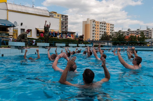 Druhý den - test ze základů plavání