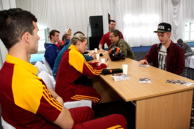  Beseda a autogramiáda sportovců Dukly