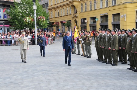 Přehlídka ministra obrany