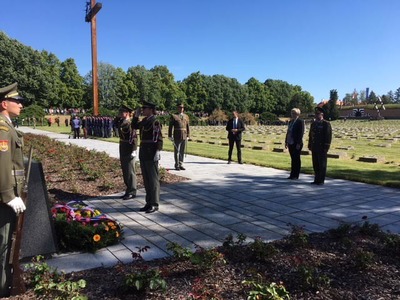 Národní hřbitov před terezínskou Malou pevností